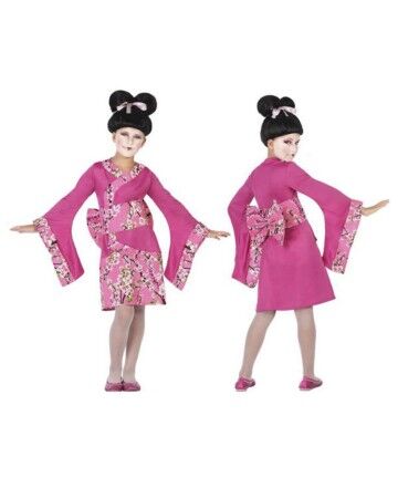 Costume per Bambini Geisha Rosa fuxia (3 Pcs)