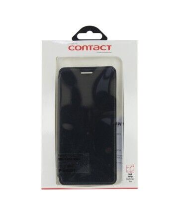 Custodia con Copertura per Cellulare Huawei P Smart Contact Slim Nero Tessile Policarbonato