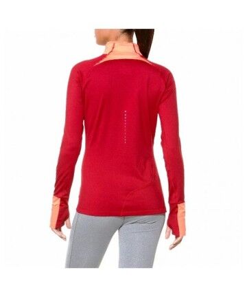 Maglia a Maniche Lunghe Donna Asics LS Winter 1/2 Zip Corallo (Taglia l - us)