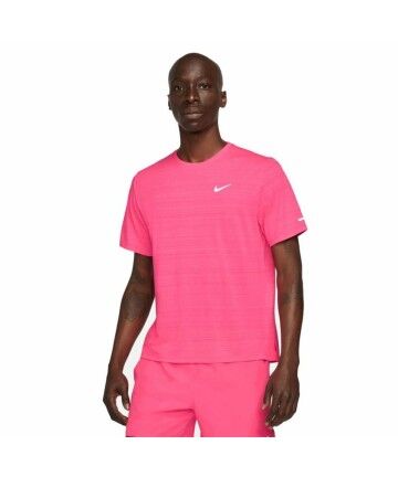 Maglia Sportiva a Maniche Corte Nike Miler Fucsia