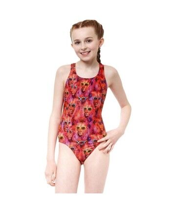 Costume da Bagno per Bambini Ypsilanti Cool Catz Rave Back Multicolore