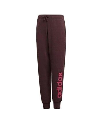 Pantalone di Tuta per Bambini Adidas YG Linear Rosso (Taglia 14-16 Ann EUi - 170 UK)