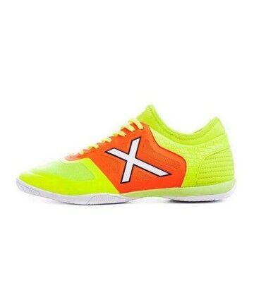 Scarpe da Calcio a 5 per Adulti Munich Tiga Indoor 23 Verde Arancio