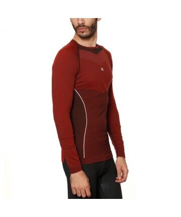 Maglia Termica da Uomo Sport Hg Hg-8030 Nero Rosso Nero/Rosso