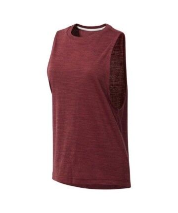 Maglia Smanicata da Donna Reebok el Marble Muscle Tank Bordeaux