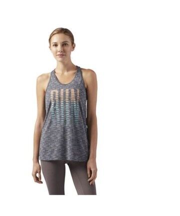 Canotta Donna Reebok RE TANK Grigio