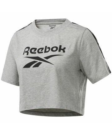 Maglia Sportiva a Maniche Corte Reebok Essentials Grigio chiaro