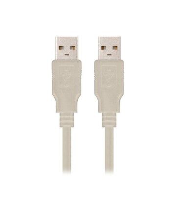 Cavo USB 2.0 NANOCABLE 10.01.0303 Beige (2 m)