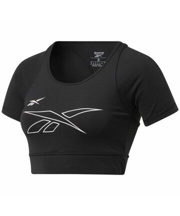 Maglia Sportiva a Maniche Corte Reebok MYT Nero