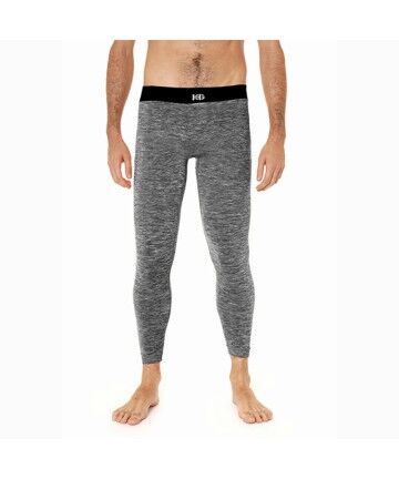 Leggings Sportivi da Uomo Sport Hg HG-9030 Nero Nero/Grigio USA