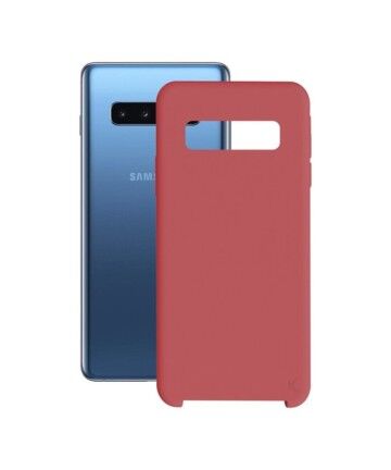 Custodia per Cellulare Samsung Galaxy S10+ KSIX Soft Rosso