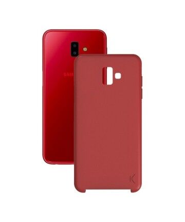 Custodia per Cellulare Samsung Galaxy J6+ 2018 Soft Rosso