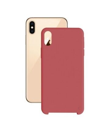 Custodia per Cellulare iPhone XS Max KSIX Soft Rosso