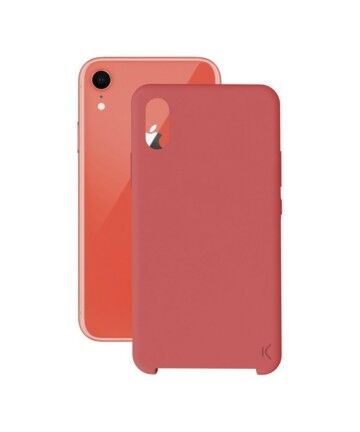 Custodia per Cellulare iPhone XR KSIX Soft Rosso