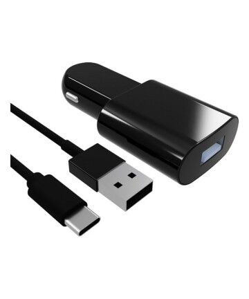 Caricabatterie per Auto Contact USB-C (1 m) Nero