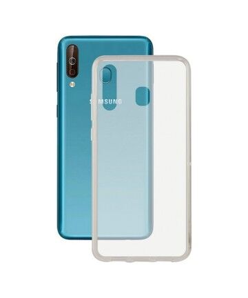 Custodia per Cellulare Samsung Galaxy A40s KSIX Flex TPU Trasparente