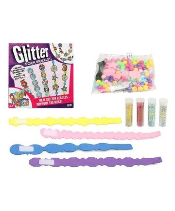 Set Attività Manuali Glitter Foam Bracelets 119916