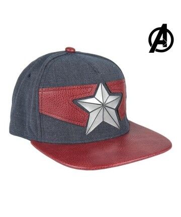 Cappello con Visiera Piatta The Avengers 77877 (56 cm) Blu Marino (56 cm)