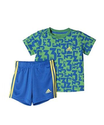 Completo Sportivo per Neonati Adidas I SUM SET COUNT Verde