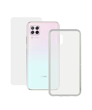 Protettore Schermo Vetro Temprato per Cellulare + Custodia per Cellulare Huawei P40 Lite Contact