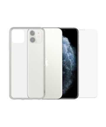 Protettore Schermo Vetro Temprato per Cellulare + Custodia per Cellulare Iphone 11 Contact