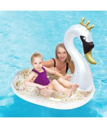 Figura Gonfiabile per Piscina Swan Bianco