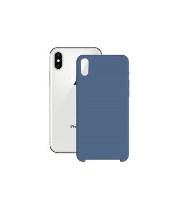 Custodia per Cellulare iPhone X/XS KSIX Soft Azzurro