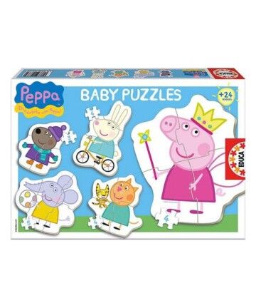 Set di 5 Puzzle Baby Peppa Pig Educa