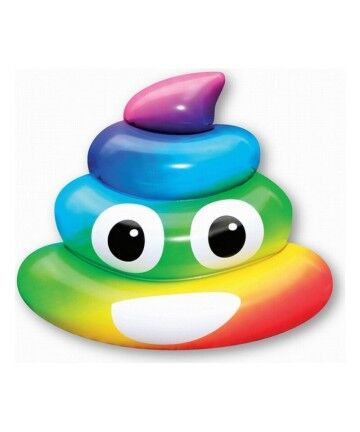 Materassino Gonfiabile Rainbow Poo (107 x 121 x 26  cm)