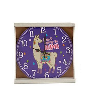 Orologio da Parete Legno (3 x 33,8 x 33,8 cm)