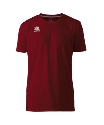 Maglia Sportiva a Maniche Corte Luanvi Pol Rosso Granato