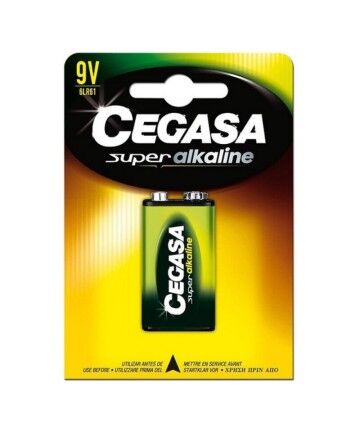 Batteria Alcalina Cegasa 6LR61 9V