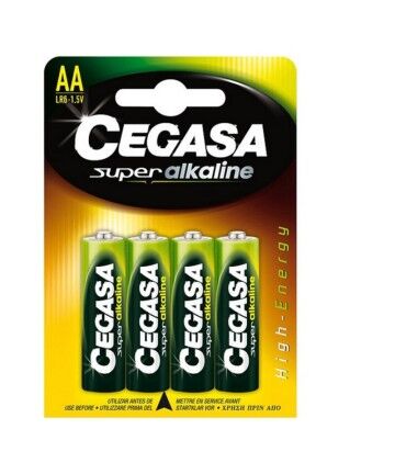 Batterie Alcaline Cegasa LR6 AA 1,5V (4 uds)