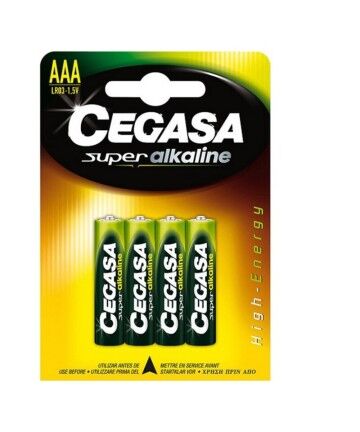 Batterie Alcaline LR03 Cegasa AAA 1,5V (4 uds)