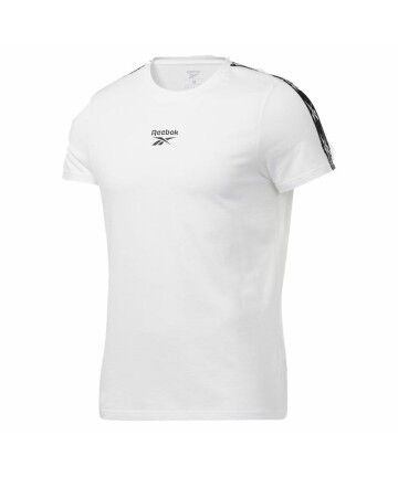 Maglia a Maniche Corte Uomo Reebok Essentials Tape Bianco