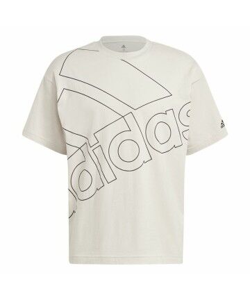 Maglia a Maniche Corte Uomo Adidas Giant Logo Beige