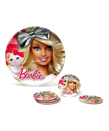 Set di piatti Barbie (5 Pcs) (ø 23 cm)