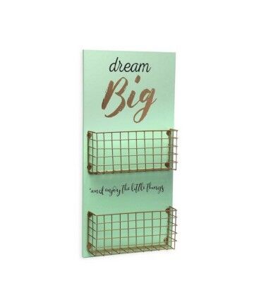 Decorazione da Parete Dream Big Legno MDF/Metallo (5 x 50 x 24 cm)