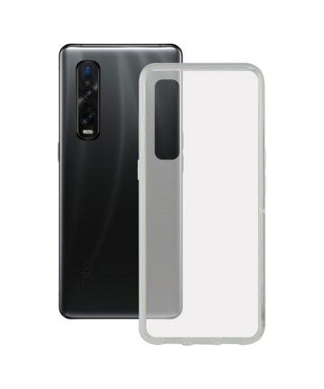 Custodia per Cellulare Oppo Find X2 Pro KSIX Flex TPU Trasparente