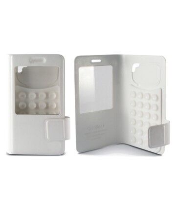 Custodia Folio per Cellulare KSIX 4,5" Bianco Universale