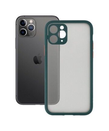 Custodia per Cellulare iPhone 11 KSIX Duo Soft Verde