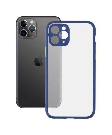 Custodia per Cellulare iPhone 11 Pro KSIX Duo Soft Azzurro