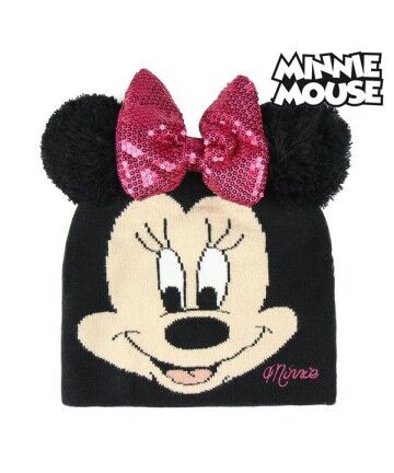 Cappello Minnie Mouse Nero (Taglia unica)