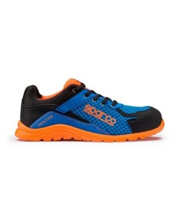 Pantofole Sparco Practice Azzurro Arancio Taglia 46 S1P