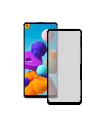 Protettore Schermo Vetro Temprato per Cellulare Galaxy A21S KSIX Full Glue 2.5D