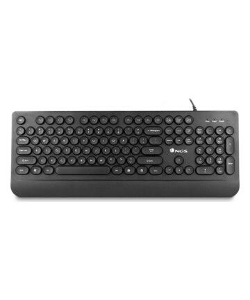 Tastiera 104 Tasti NGS Dot USB Nero