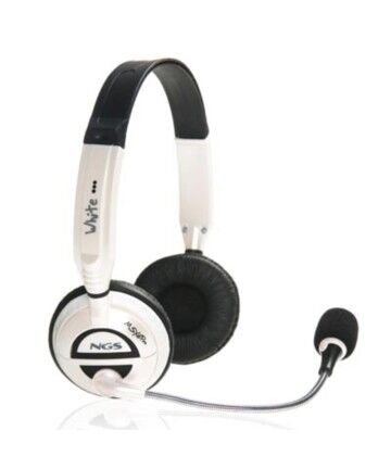 Auricolari con Microfono NGS MSXProWhite Bianco (3.5 mm)