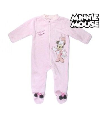 Tutina a Maniche Lunghe per Bambini Minnie Mouse Rosa