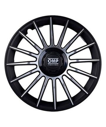 Coprimozzi OMP OMP1310 Nero Argentato 13" (4 uds)