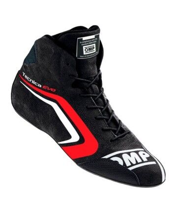 Stivali Racing OMP TECNICA EVO Nero/Rosso